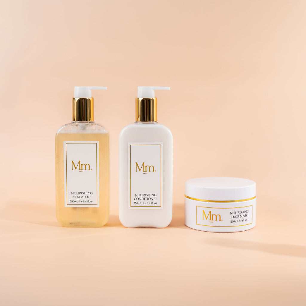Mm. Nourishing Shampoo & Conditioner 250ml/Mm. Nourishing Hair Mask 200g